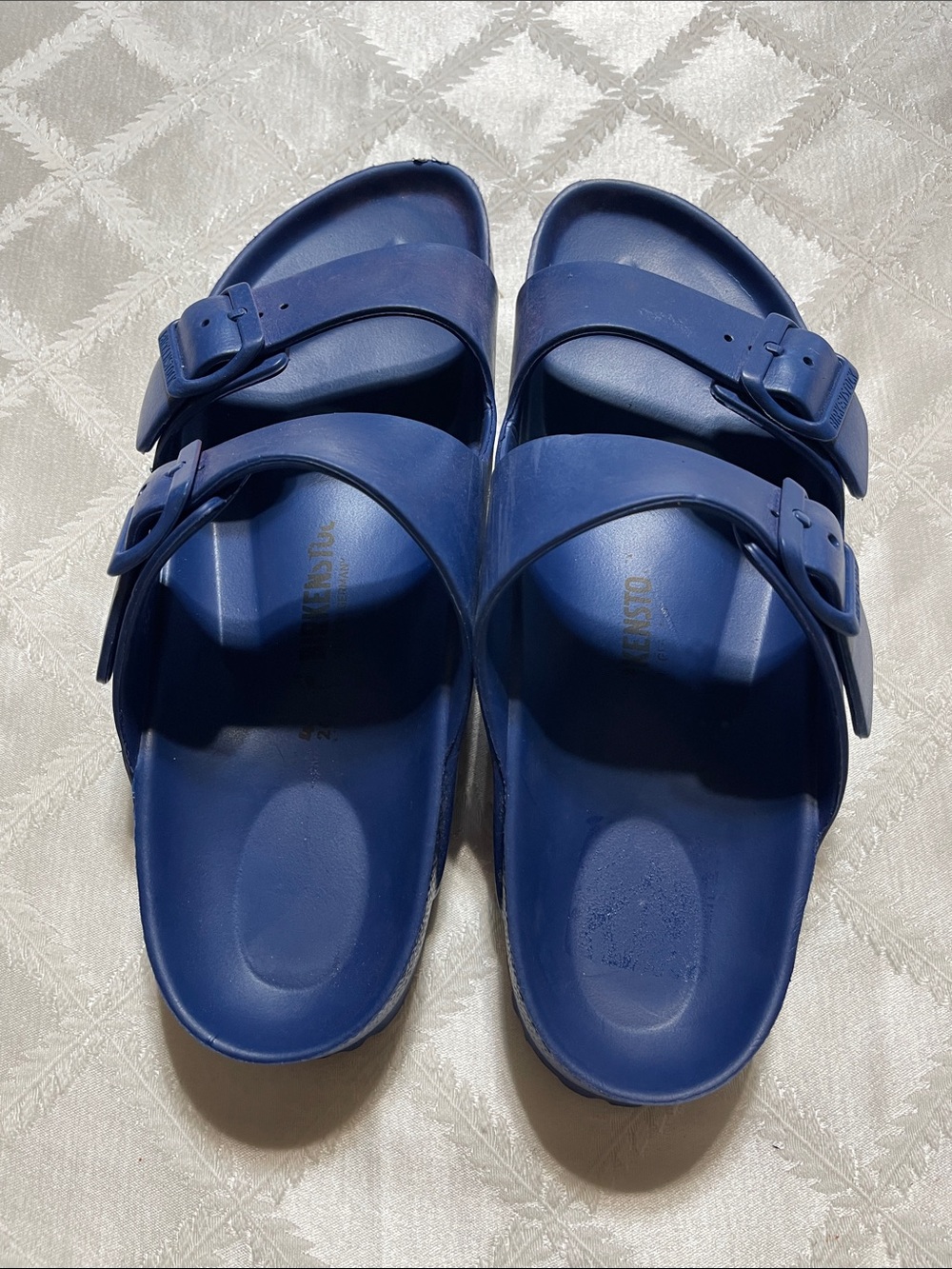 Birkenstock Blue EVA Arizona Two-Strap Sandals size 8 Men (9woman)